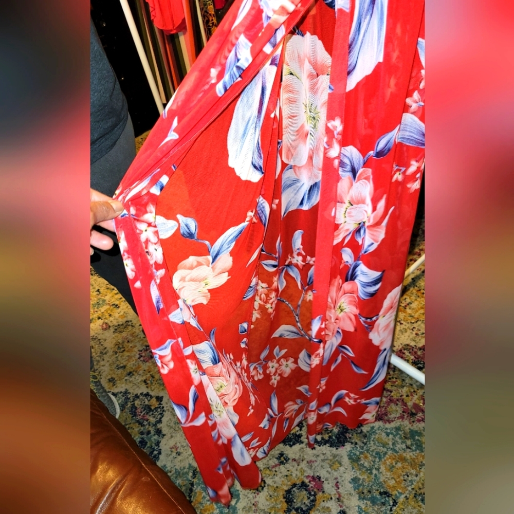 Maxi Sundress with split - Picture 2 of 3